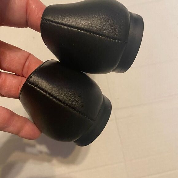 NYDJ Women’s Faiza Nappa Leather Black Metal Bit Slip On Shoes Size 6.5 SEE DESC - Picture 9 of 12